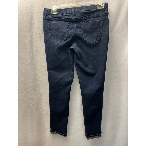 Massimo mid rise jegging crop sz 4 power stretch denim blue jeans 27 women’s - Picture 3 of 4